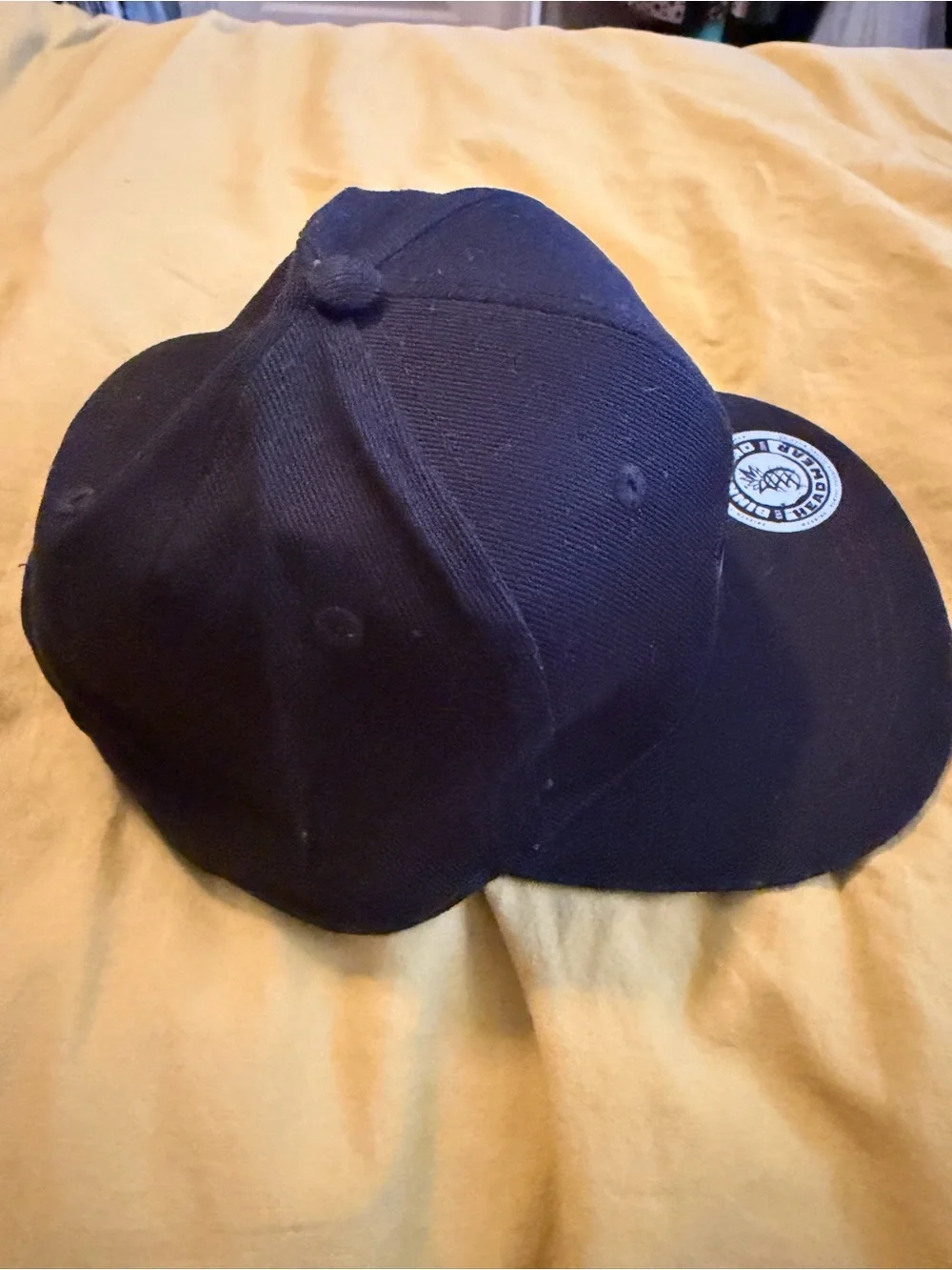 Binky Bro- Black Snapback Hat - Stay Salty Patch
